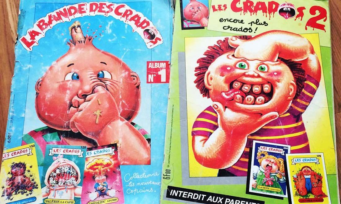 Les Crados (Cartes autocollantes à collectionner)