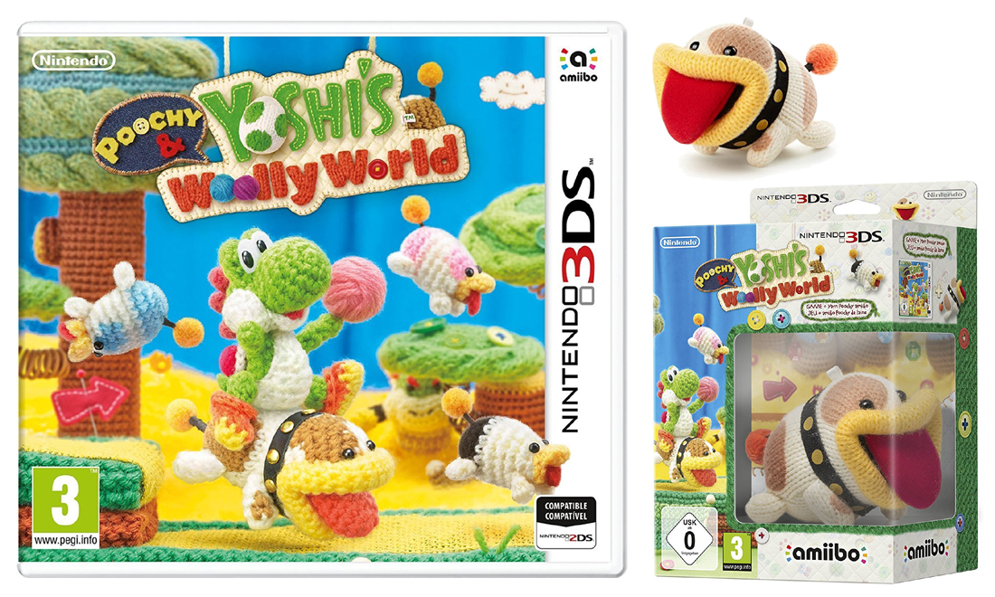Poochy & Yoshi Woolly World 3DS et peluche Poochy