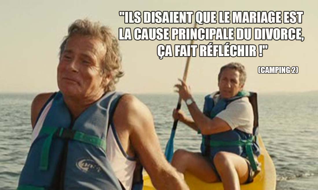 Camping 2: Ils disaient que le mariage est la cause principale du divorce, ça fait réfléchir !