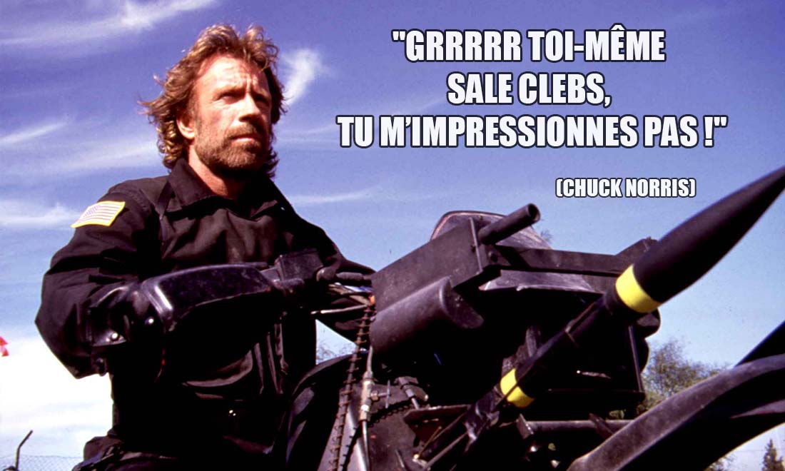 Chuck Norris Grrrrr toi meme sale clebs tu m impressionnes PAS