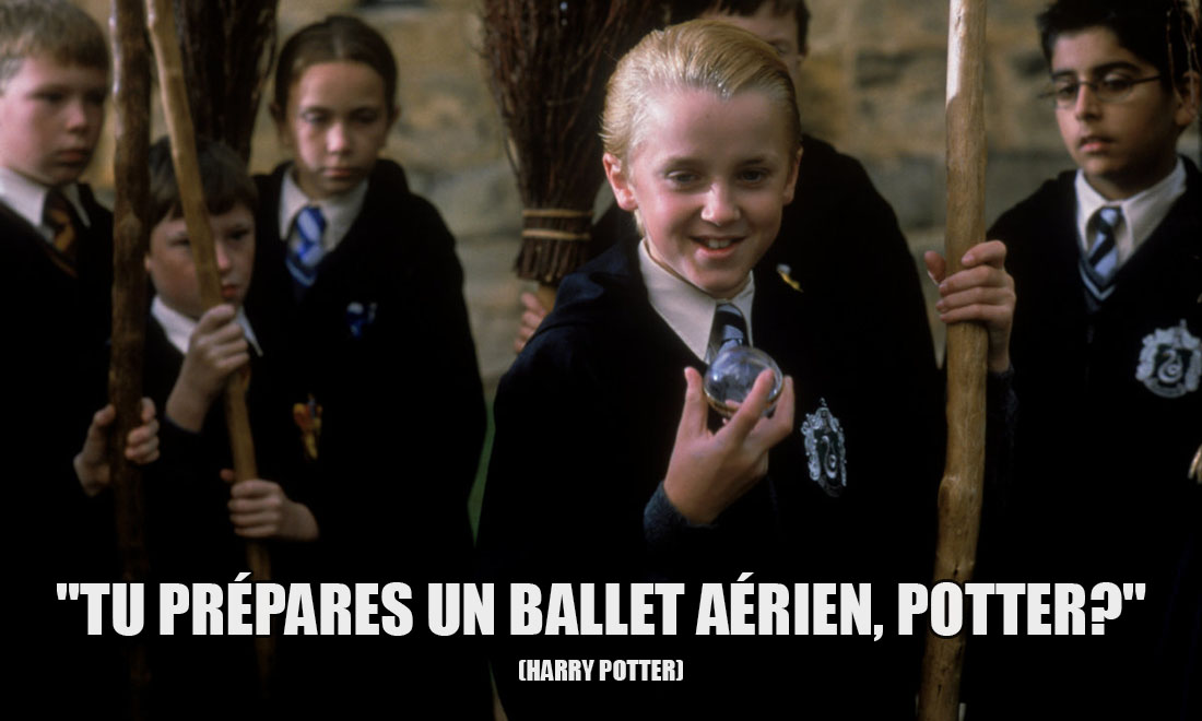 Harry Potter: Tu prépares un ballet aérien, Potter?