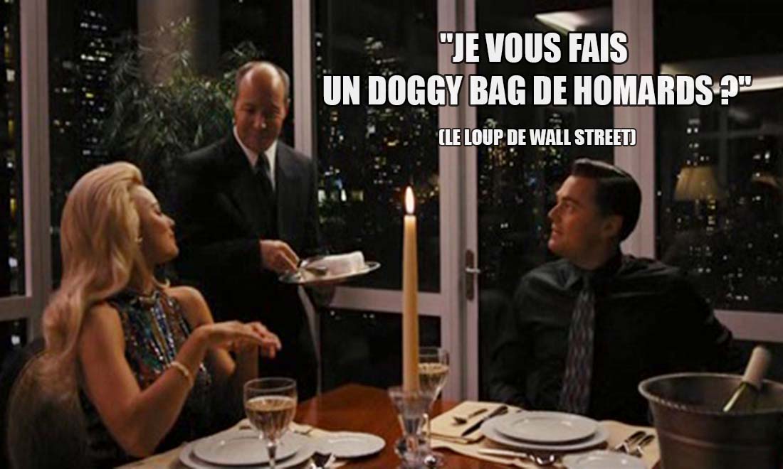 Le Loup de Wall Street: Je vous fais un doggy bag de homards ?